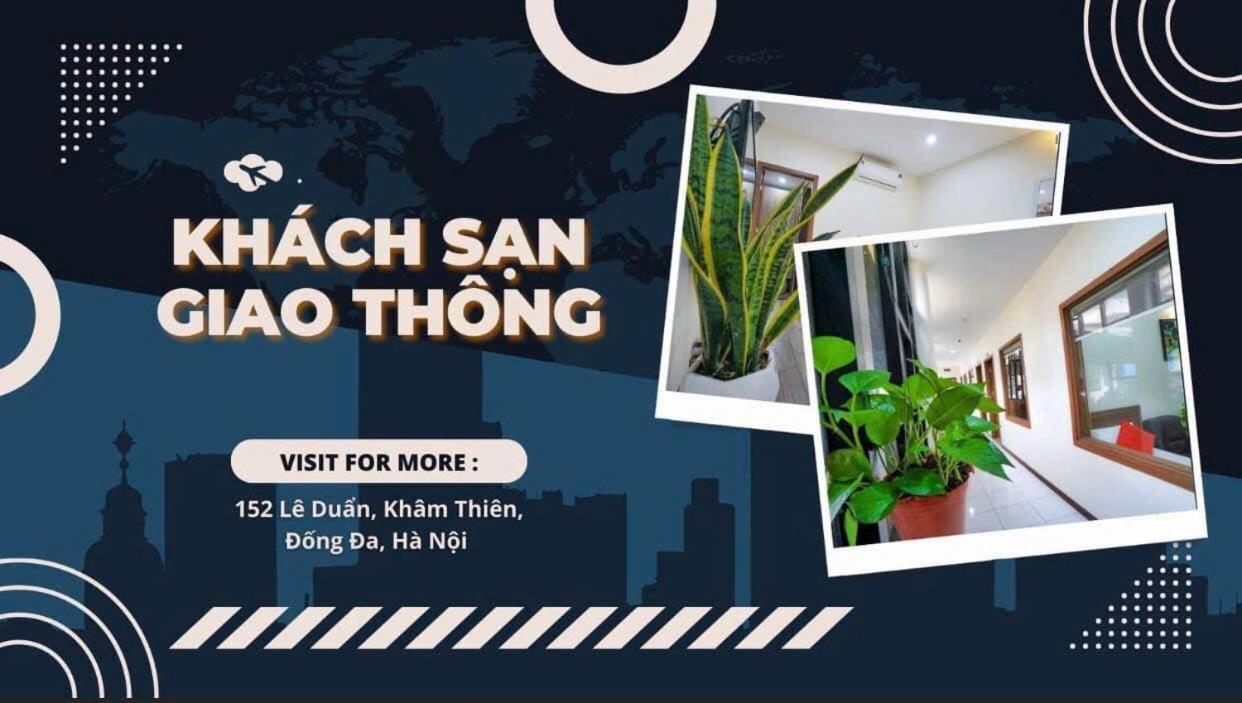 Hotel Khach San Giao Thong Hanoi Exterior foto